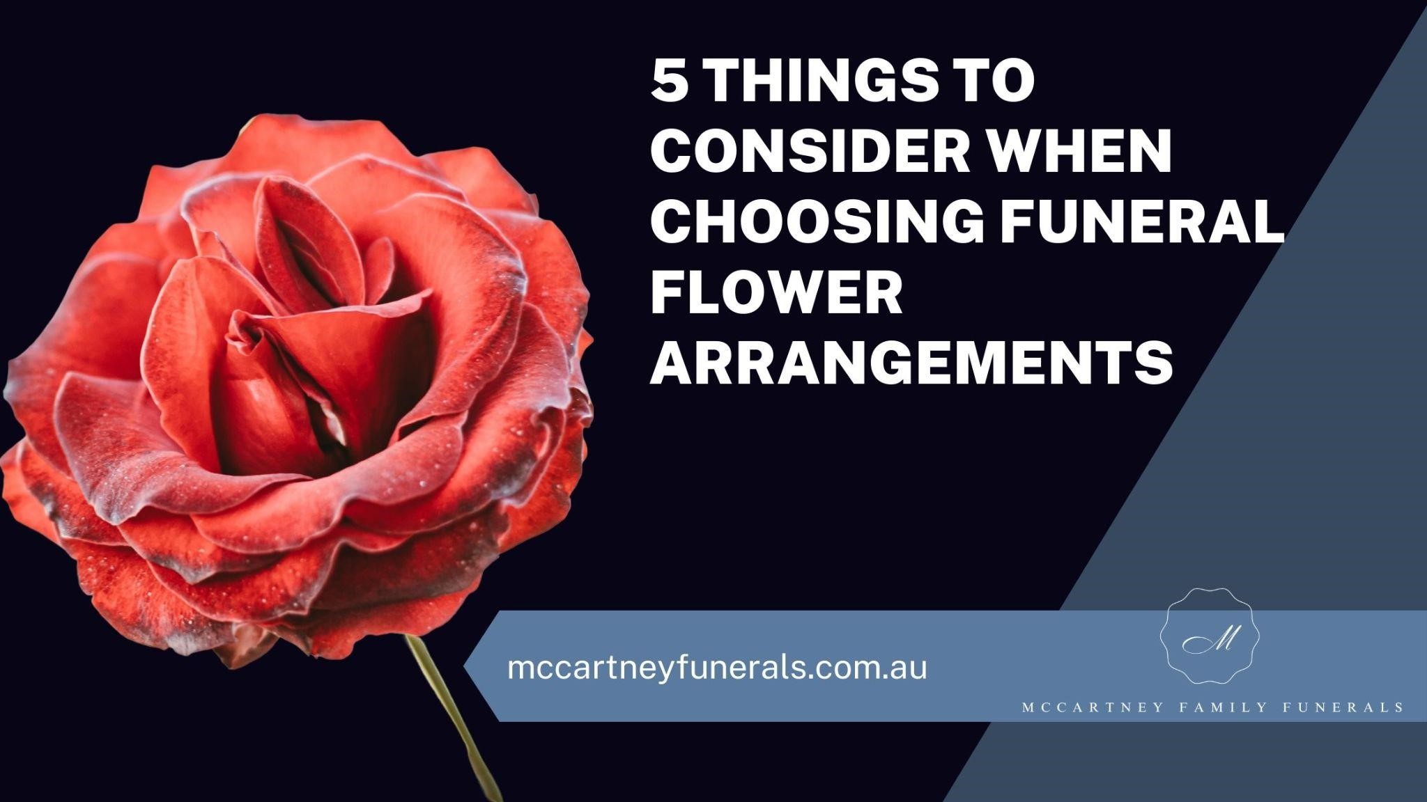 5 Things To Consider When Choosing Funeral Flower Arrangements ...