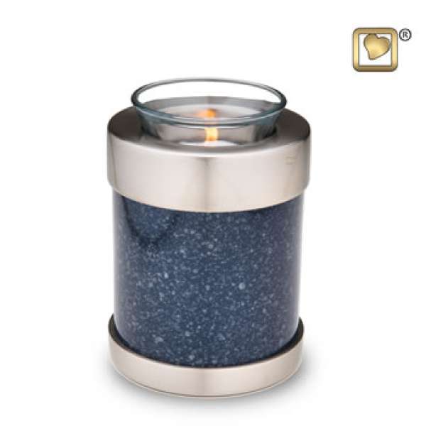 Speckled Indigo Tealight