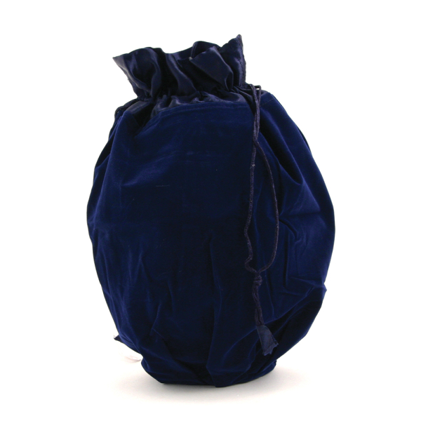 Sapphire Velvet Urn Bag - Large