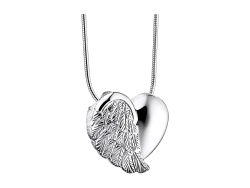 Love Wings (Silver) Ash Pendant