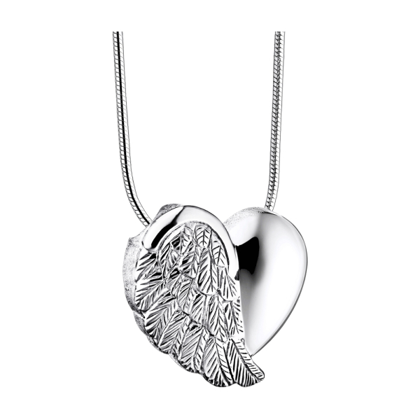 Love Wings (Silver) Ash Pendant