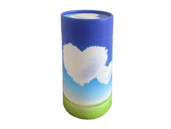 Scatter Tube Heart In Cloud - Small
