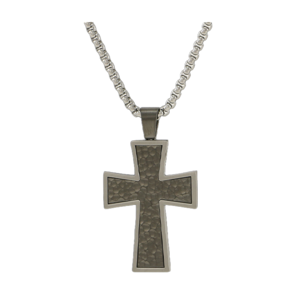 Textured Cross Onyx