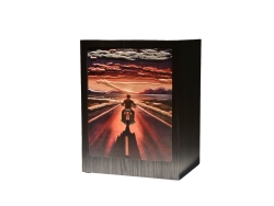 Motorcycle Sunset Urn