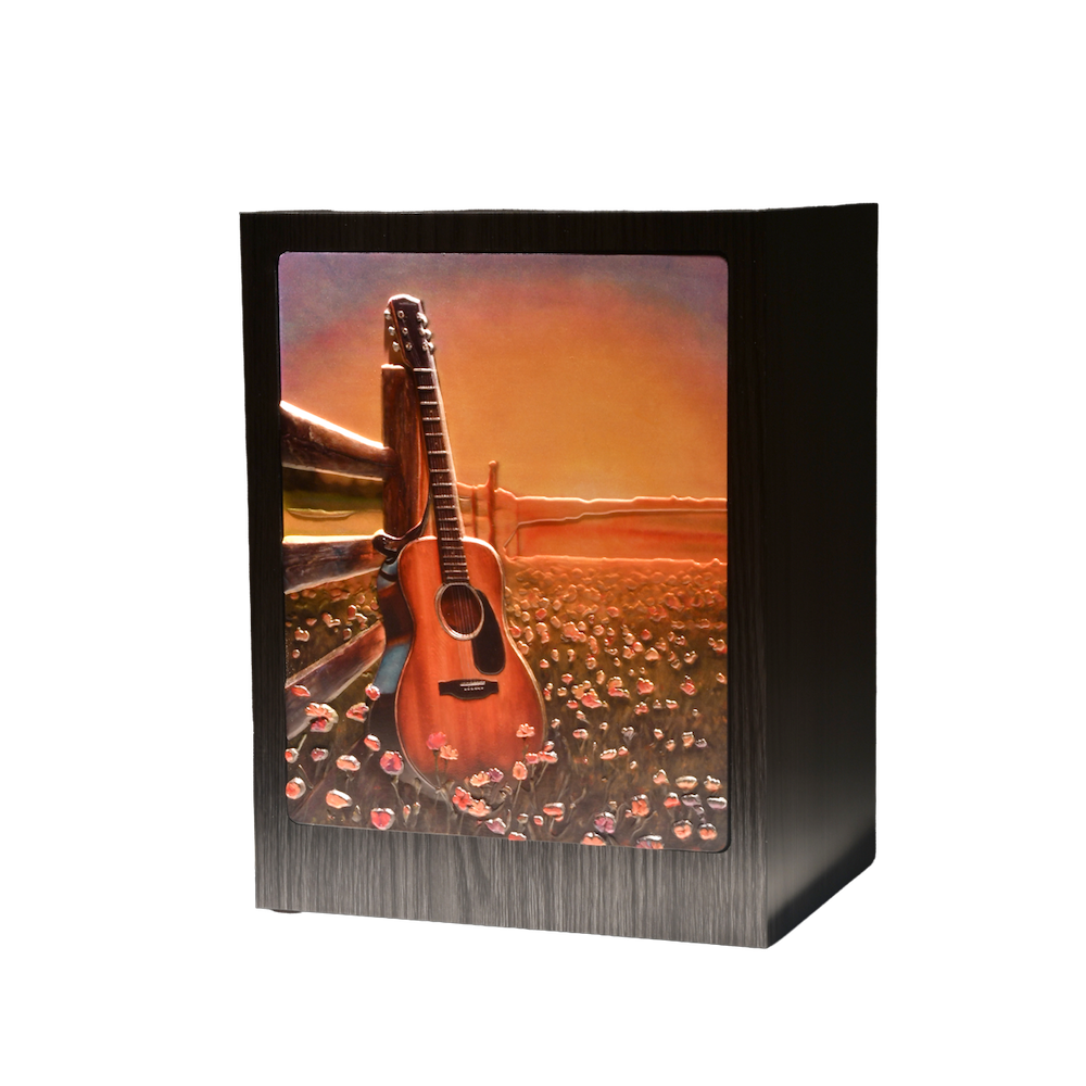 Guitar Sunset Urn