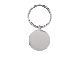 Round Ash Keyring