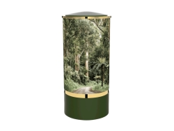 Cylinder Rainforest Sage Green / Gloss Gold Adult