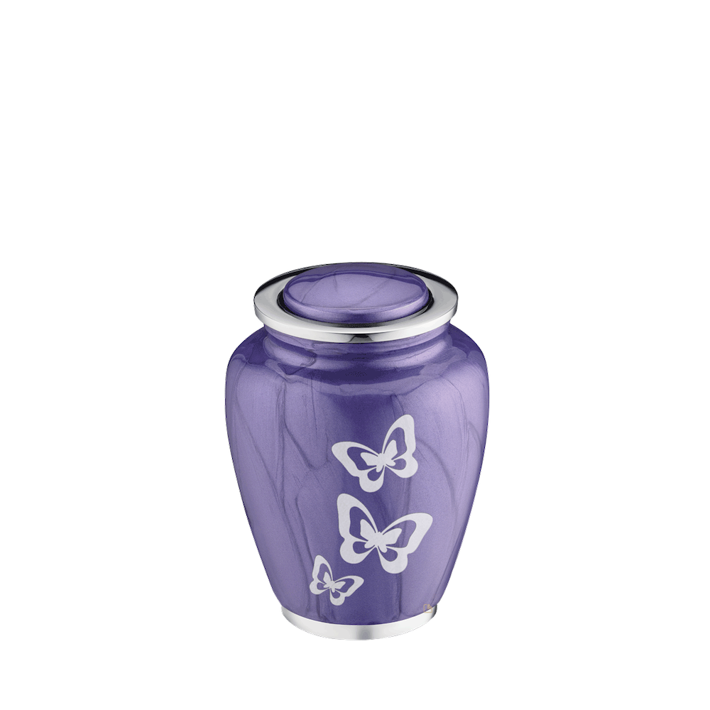 Serenity Butterflies Purple Keepsake