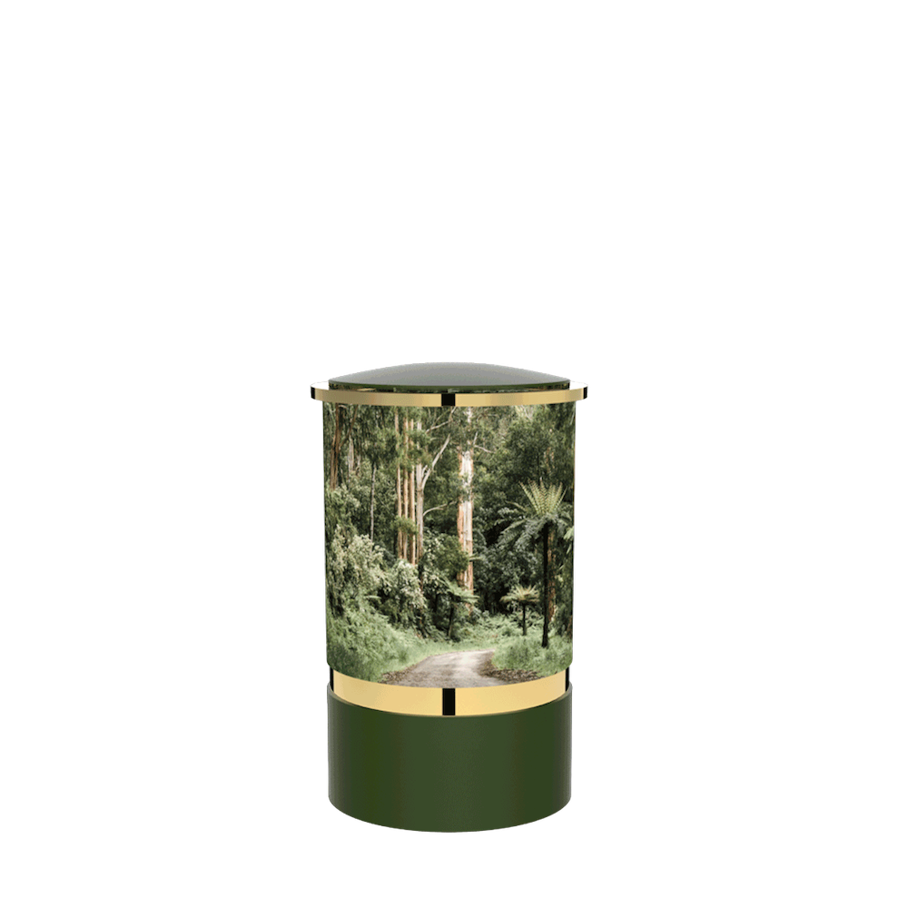 Cylinder Rainforest Sage Green / Gloss Gold Keepsake