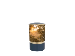 Cylinder Bushland Slate / Brushed Gold Keepsake