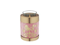 Serenity Birds Pink Tealight