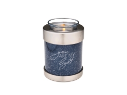 Speckled My Light Indigo Tealight